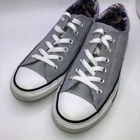 Converse Shoes - Converse All Star Low Tops‎ Gray Canvas Sneakers SZ 8 F29